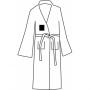 Bath robe COZY LINE, L / XL